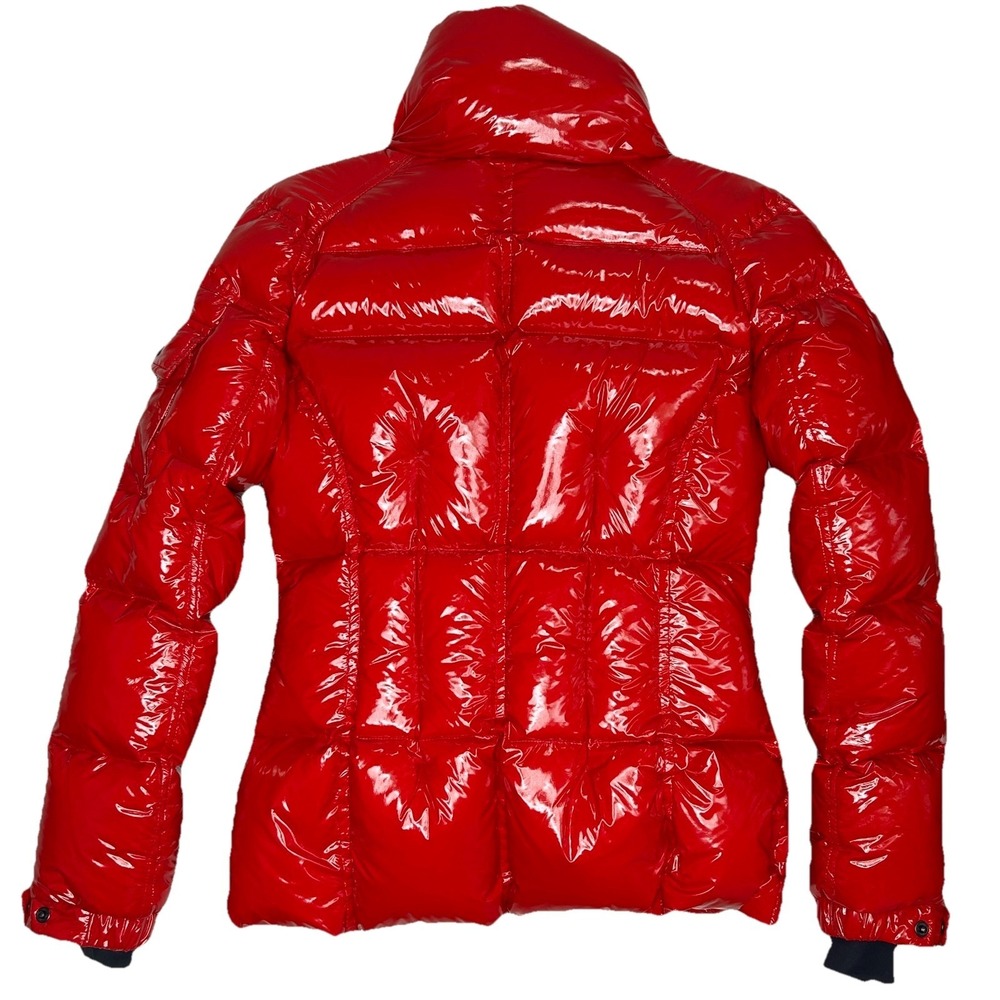 SAM. Freestyle Down Puffer Jacket XS Gorp Ski Quilted Outdoor Glossy Zip Cherry - Picture 2 of 12